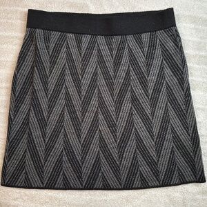 Willi Smith Patterned Pull-On Sweater Skirt